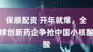 保顺配资 开年就爆，全球创新药企争抢中国小核酸
